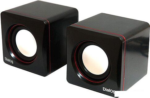 Акустика Dialog AC-04UP (черный/красный)
