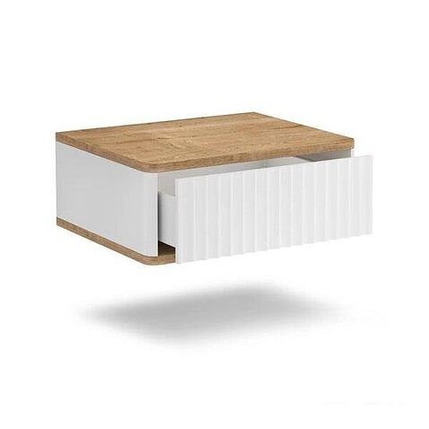 Тумба Shtabe Royal 5000 эко (белый/дуб сантана)