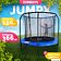 Батут Sundays JumpX 12FT (синий, с сеткой, с лестницей)