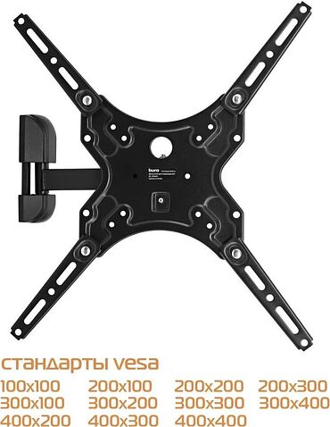 Кронштейн для телевизора Buro MF1 (черный)