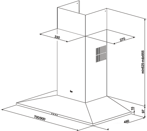 Кухонная вытяжка TEKA DSS 985 [40437010]