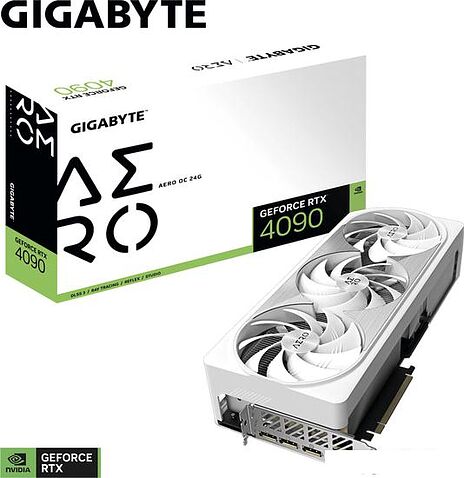 Видеокарта Gigabyte GeForce RTX 4090 Aero OC 24G GV-N4090AERO OC-24GD
