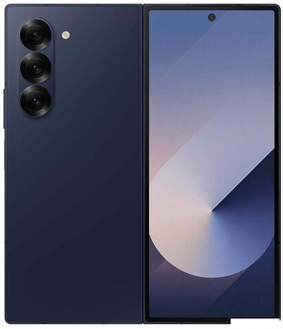 Смартфон Samsung Galaxy Z Fold6 SM-F956B/DS 12GB/1TB (синий) и наушники Galaxy Buds3 Pro (серебристый) по акции