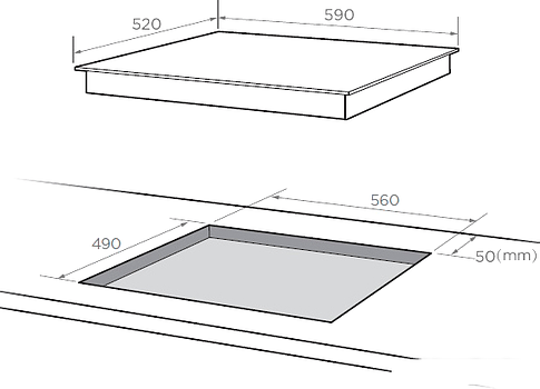 Варочная панель Midea MIH64516F