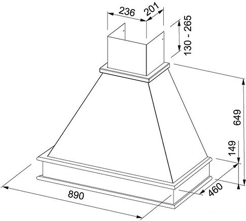 Кухонная вытяжка Franke Country Wood FCL 90 A2 321.0592.488 (белый)