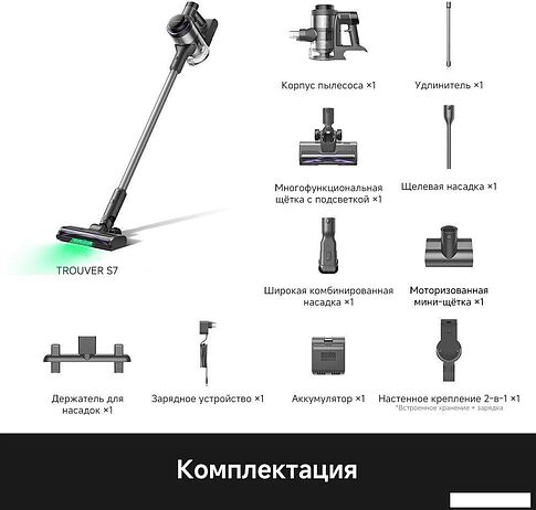 Пылесос Trouver S7 V2595 (евровилка)