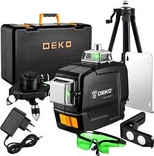 Лазерный нивелир Deko DKLL12PG1 360/3 SET 2 PREMIUM 065-0235-1 Лазерный нивелир Deko DKLL12PG1 360/3 SET 2 PREMIUM 065-0235-1