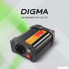 Автомобильный инвертор Digma AI200-12W