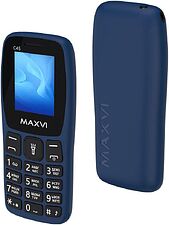 Кнопочный телефон Maxvi C45 (синий)