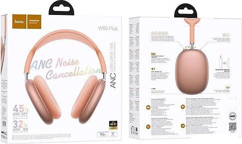 Наушники Hoco W65 Plus (оранжевый)