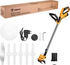 Триммер Deko DKTR12V 063-4238-2 (с 2-мя АКБ)