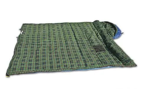 Спальный мешок AlexikA Tundra Plus (правая молния, синий)