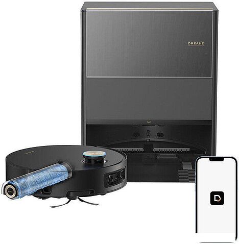 Робот-пылесос Dreame Aqua10 Ultra Roller Complete (евровилка, черный)