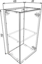 Шкаф навесной ЭлиГард Urban ШН 40/73 (белый)