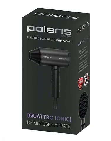 Фен Polaris PHD 2450Ti (черный)