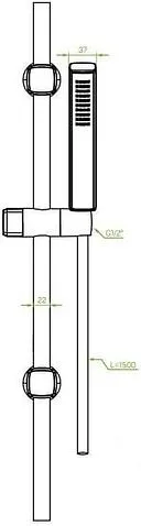 Душевой гарнитур Laveo Pola NAP 01A1