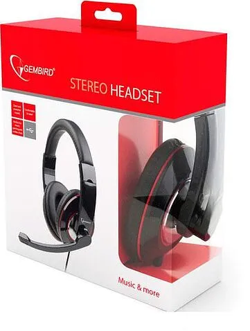 Наушники с микрофоном Gembird MHS-001