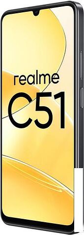 Смартфон Realme C51 RMX3830 6GB/256GB (угольно-черный)