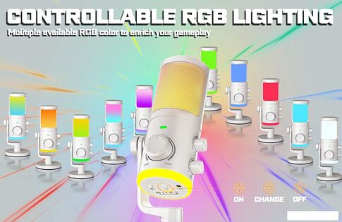 Проводной микрофон FIFINE AM6 (белый)