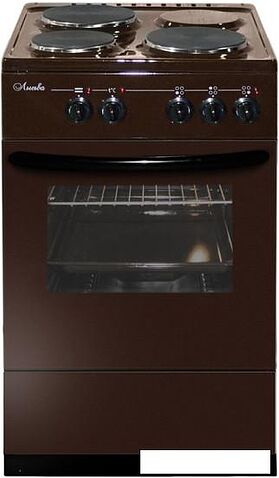 Кухонная плита Лысьва ЭП 301 М2С (без крышки, коричневый)