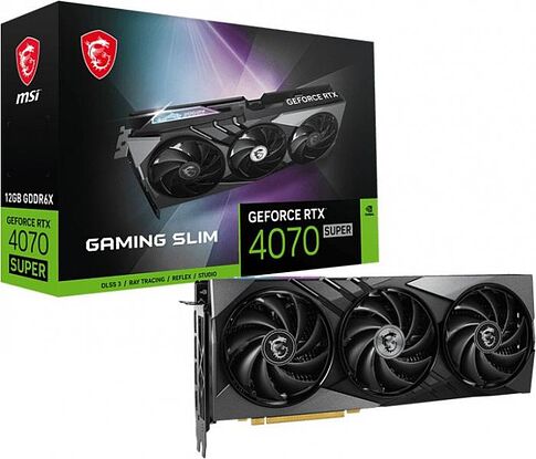 Видеокарта MSI GeForce RTX 4070 Super 12G Gaming Slim