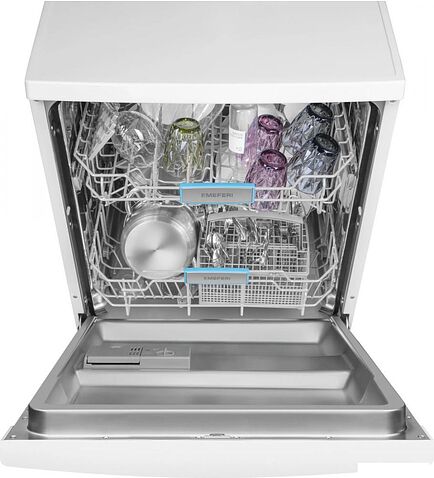 Отдельностоящая посудомоечная машина Meferi MDW6062WH FS Light