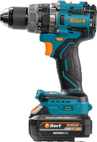 Ударная дрель-шуруповерт Bort BAB-21Ix2Li-XDK 93414943 (с 2-мя АКБ, кейс)