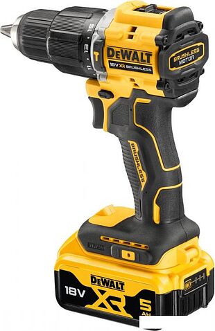 Ударная дрель-шуруповерт DeWalt DCD100YP2T (с 2-мя АКБ 5 Ач, кейс)