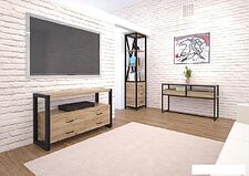 Тумба Millwood Нео Лофт TVS-3/L (дуб табачный) Тумба Millwood Нео Лофт TVS-3/L (дуб табачный)