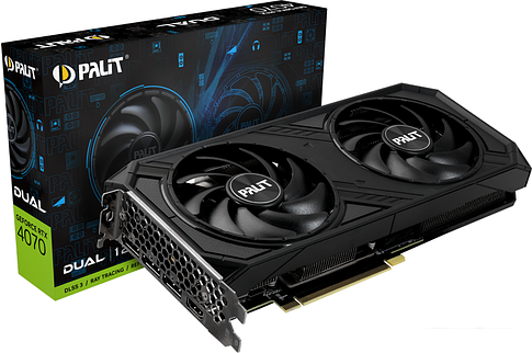 Видеокарта Palit GeForce RTX 4070 Dual NED4070019K9-1047D