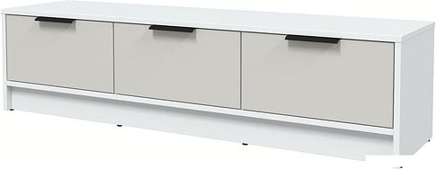 Тумба Интерлиния ТВ Концепт КТ-ТВ3-35 (персидский жемчуг/белый платинум)