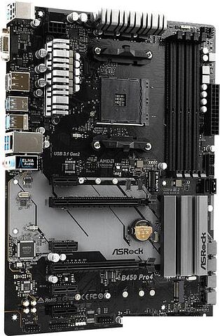 Материнская плата ASRock B450 Pro4