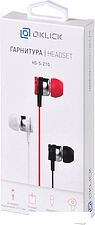Наушники с микрофоном Oklick HS-S-210 (черный)
