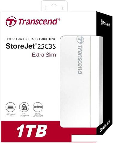 Внешний накопитель Transcend StoreJet 25C3S TS1TSJ25C3S 1TB