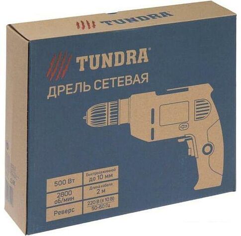 Безударная дрель Tundra 5437454