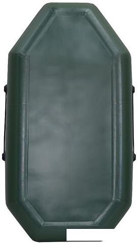 Гребная лодка Муссон S-190 с гребками (зеленый)