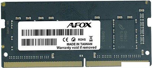 Оперативная память AFOX 16GB DDR4 SODIMM PC4-25600 AFSD416PS1P