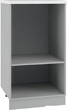 Шкаф напольный ДСВ Тренто СН 600 (серый/белый)