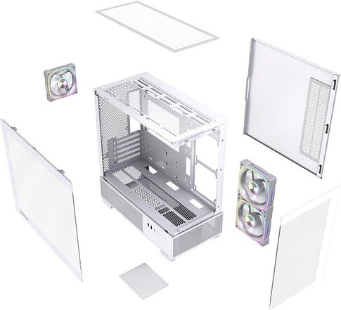 Корпус Powercase Vision Micro S4W CVMMSHW-A3