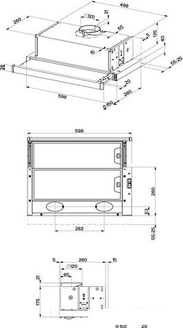 Кухонная вытяжка BEKO HNT 61210 X