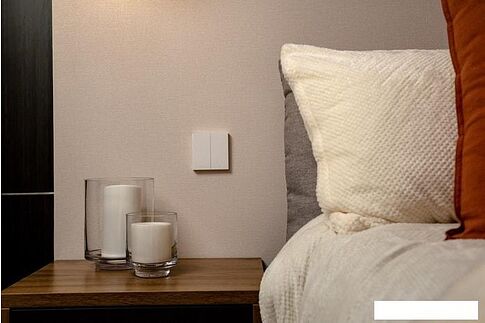 Выключатель Aqara Smart Wall Switch H1 (двухклавишный, без нейтрали)