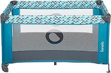 Игровой манеж Lionelo Stefi (зеленый/бирюзовый)
