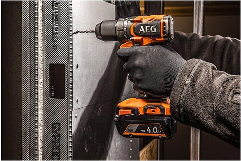Дрель-шуруповерт AEG Powertools BS18SBL2-202C 4935480056 (с 2-мя АКБ, кейс)