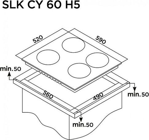 Варочная панель Schaub Lorenz SLK CY 60 H5