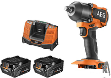 Гайковерт AEG Powertools BSS18MTF12BL-402C 4935479664 (с 2-мя АКБ, кейс)