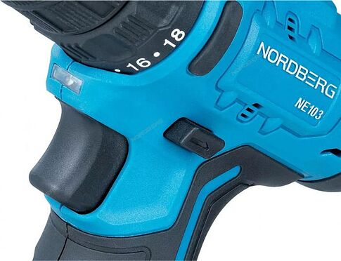 Дрель-шуруповерт Nordberg NE103K+NE9012 (с 2-мя АКБ, сумка)