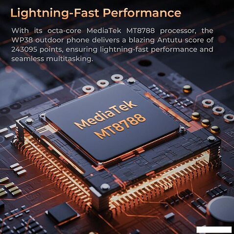 Смартфон Oukitel WP38 6GB/256GB (черный)