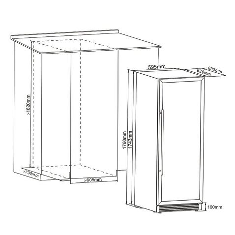 Винный шкаф Cellar Private CP165-2TW