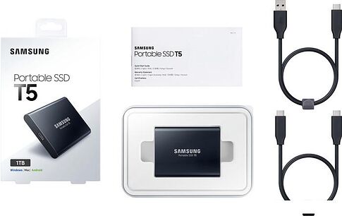 Внешний накопитель Samsung T5 1TB (черный)