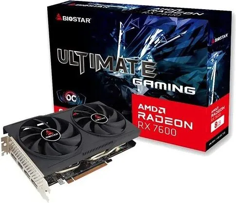 Видеокарта BIOSTAR Radeon RX 7600 OC 8GB GDDR6 VA76S6RM81